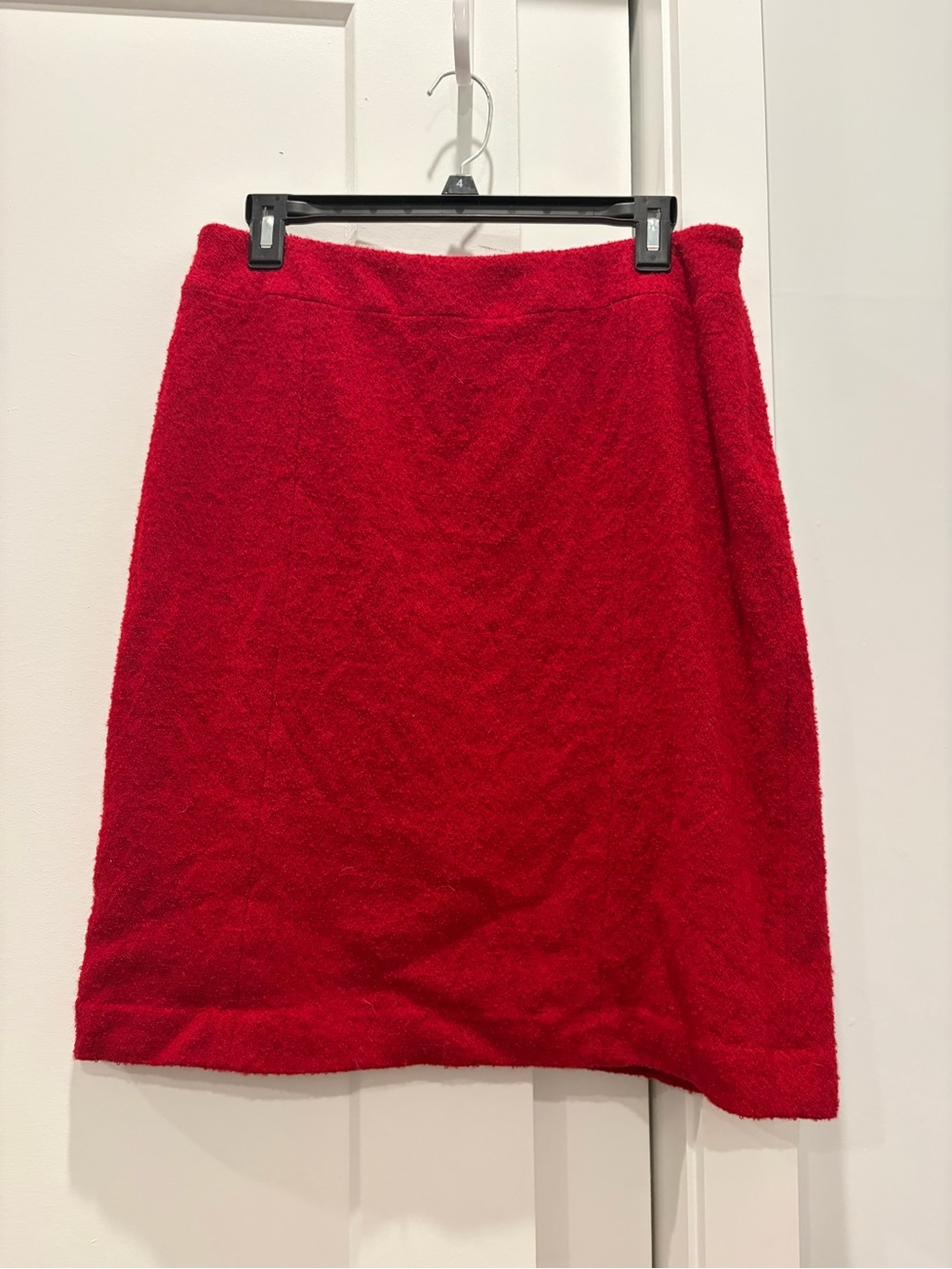 Kate Hill Red Pencil Skirt
